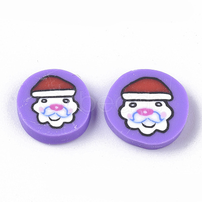 Handmade Polymer Clay Cabochons CLAY-S091-010C-1