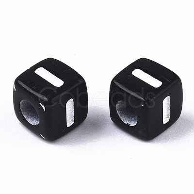 Opaque Acrylic Beads SACR-N002-01I-1