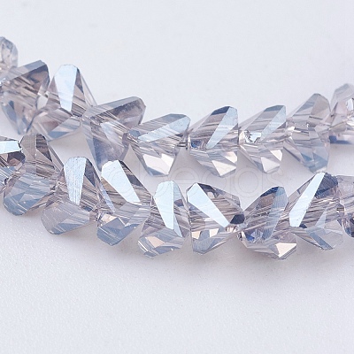Electroplate Glass Beads Strands EGLA-J145-4mm-PL03-1