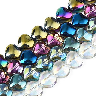 Electroplate Glass Beads Strands EGLA-S188-14-1