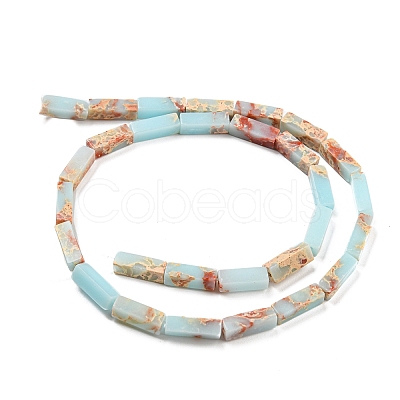 Synthetic Imperial Jasper Dyed Beads Strands G-D077-C01-11-1