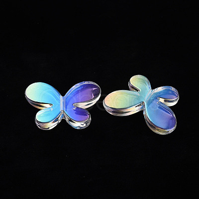 Transparent Acrylic Beads MACR-S374-10D-01-1