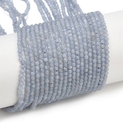 Natural Angelite Beads Strands G-Z079-A01-01-1