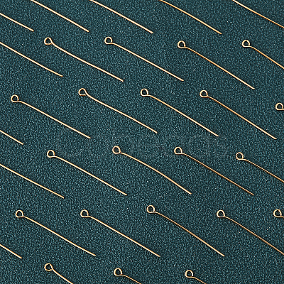 200Pcs Brass Eye Pins KK-BBC0002-89-1