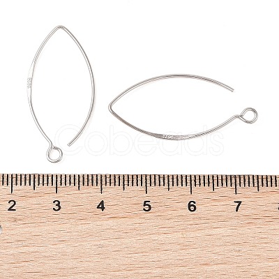 925 Sterling Silver Earring Hooks STER-NH0010-01P-1