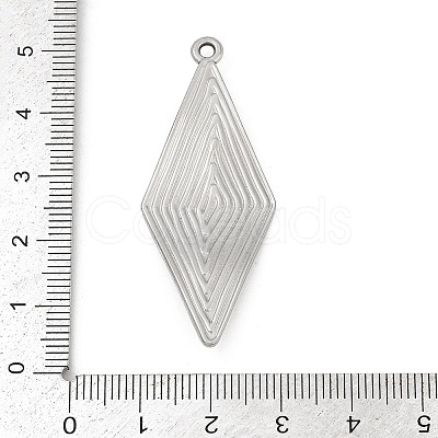 304 Stainless Steel Pendants STAS-D366-02B-P-1
