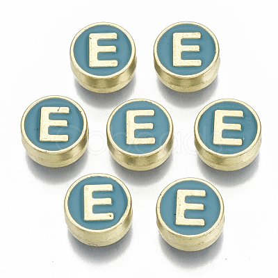 Alloy Enamel Beads X-ENAM-S122-028E-NR-1