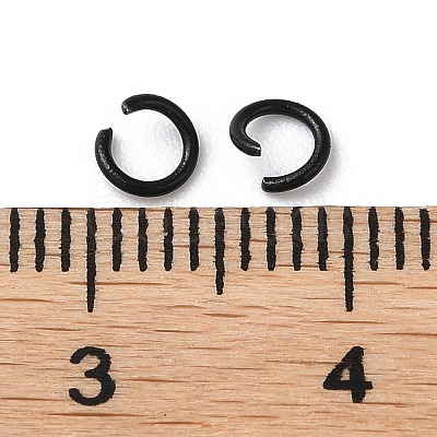 Ion Plating(IP) 304 Stainless Steel Open Jump Rings STAS-H467-03B-4mm-B-1