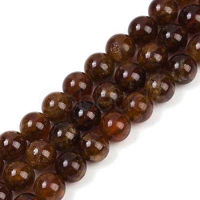 Natural Garnet Beads Strands G-U026-A10-6mm-1