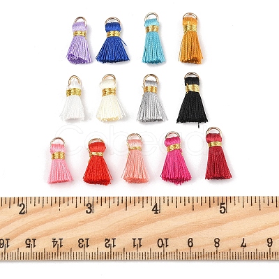 20Pcs Handmade Polycotton(Polyester Cotton) Tassel Decorations FIND-FS0003-27J-1