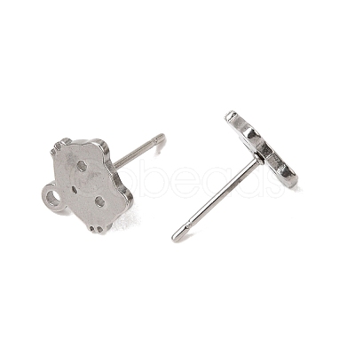 304 Stainless Steel Stud Earring Findings SA-CBAAD0D-11P-1