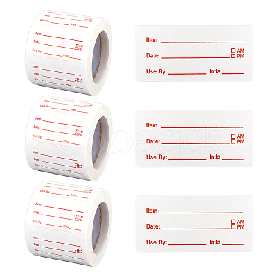 500Pcs Rectangle Roll Stickers DIY-WH0152-935B-1