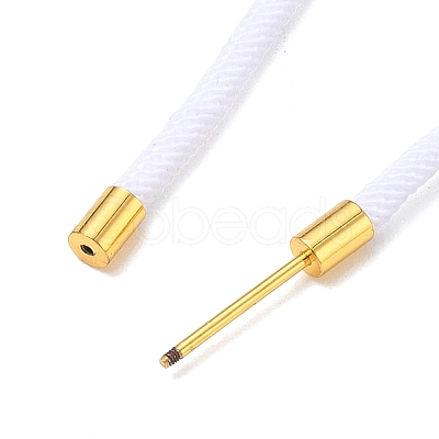 Adjustable Nylon Cord Necklace Making KK-CBACFA2-02G-34-1