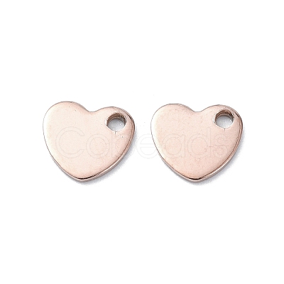 201 Stainless Steel Charms STAS-H191-01B-RG-1