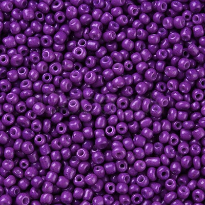 Baking Paint Glass Seed Beads SEED-S001-K11-1