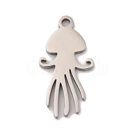 Non-Tarnish 201 Stainless Steel Pendants STAS-U016-08P-04-1