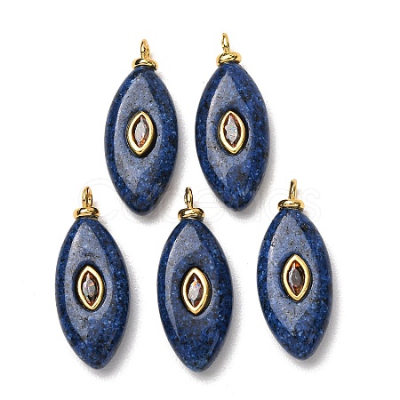 Dyed Natural Lapis Lazuli Pendants GG-CBAA798-04G-03-1
