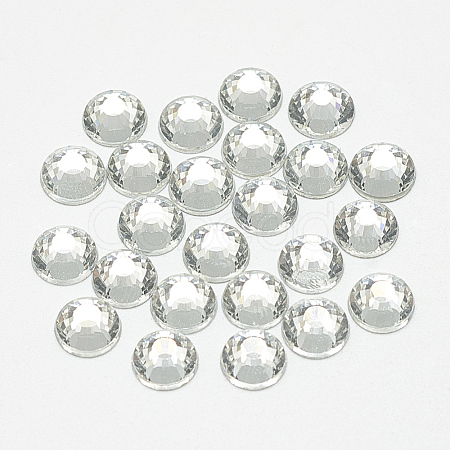 Flat Back Glass Rhinestone Cabochons RGLA-T090-SS30-01-1