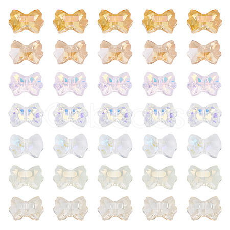 70Pcs 7 Colors Electroplate Glass Beads FIND-TA0010-09-1