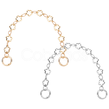 2Pcs 2 Colors Alloy Bag Handles FIND-WR0004-05-1