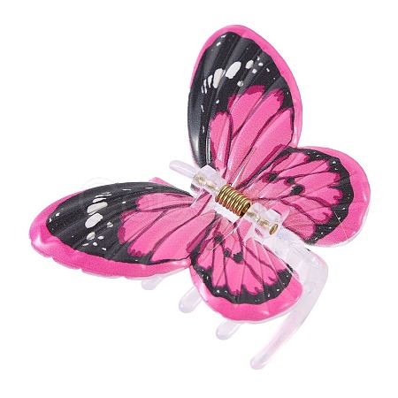 Plastic Claw Hair Clips PW-WG2200F-06-1