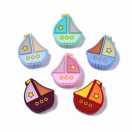 Food Grade Eco-Friendly Silicone Focal Beads SIL-N002-12-1