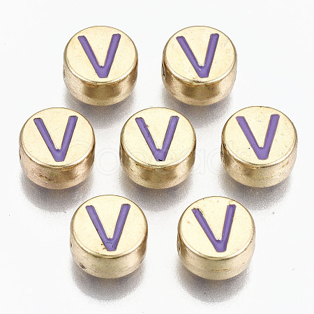Alloy Enamel Beads LS-X-ENAM-S122-029V-RS-1