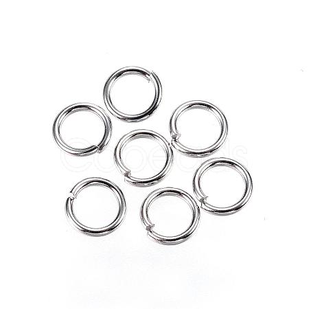 Tarnish Resistant 304 Stainless Steel Open Jump Rings STAS-D448-097P-5mm-1