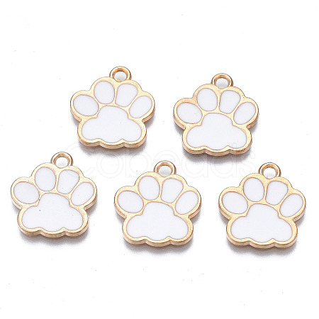 Alloy Enamel Pendants X1-ENAM-T016-22LG-B-RS-1