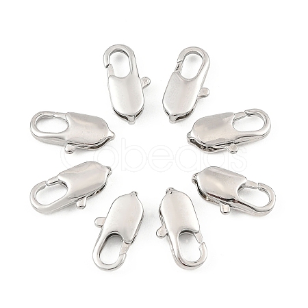 SHEGRACE Brass Lobster Claw Clasps XGR0008P-09P-1