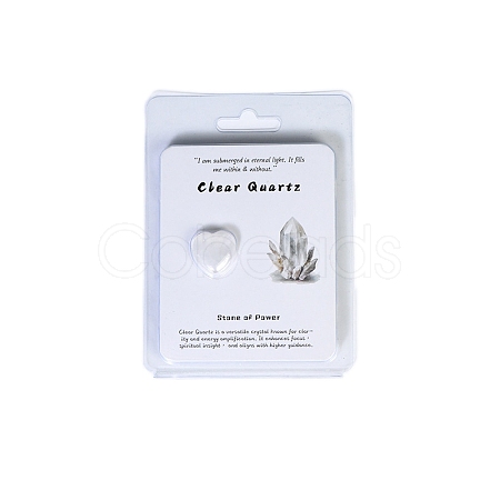 Moon Shape Natural Quartz Crystal Display Decorations PW-WGEF7B7-05-1