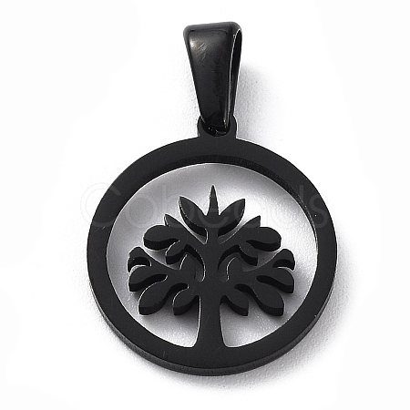 Ion Plating(IP) 304 Stainless Steel Pendants STAS-I136-16B-1