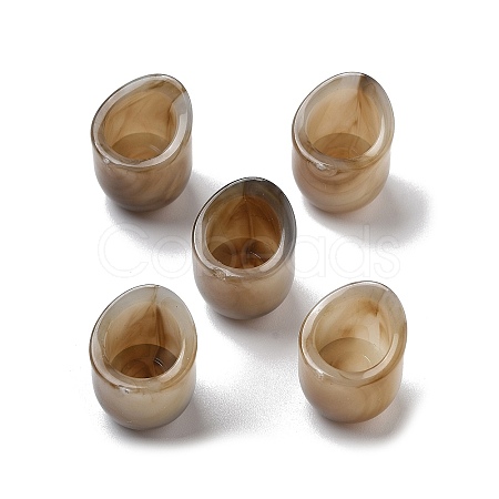Two Tone Acrylic Beads OACR-S042-06C-1