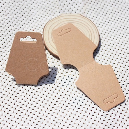 Blank Cardboard Necklace Display Cards CDIS-A004-01C-1
