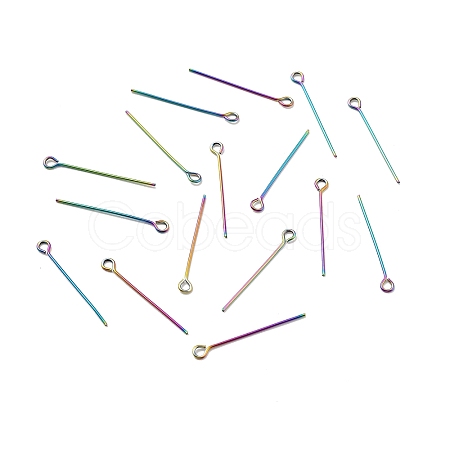 Ion Plating(IP) 304 Stainless Steel Eye Pins LS-STAS-E156-01M-01-1