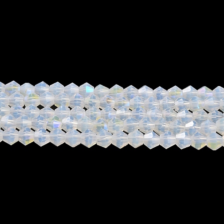 Imitation Jade Electroplate Glass Beads Strands LS-EGLA-A039-J2mm-L05-1