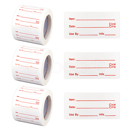 500Pcs Rectangle Roll Stickers DIY-WH0152-935B-1