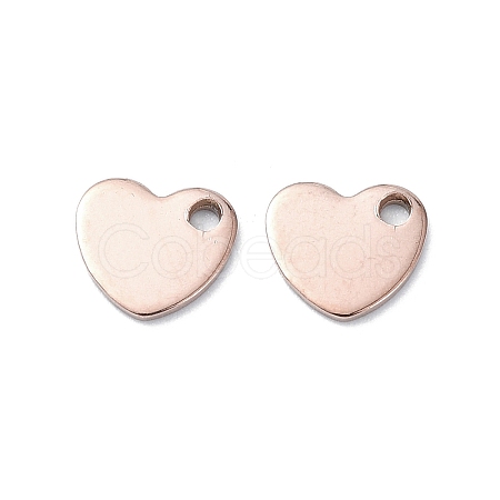 201 Stainless Steel Charms STAS-H191-01B-RG-1