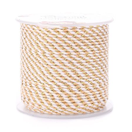 4-Ply Polycotton Cord with Metallic Thread OCOR-Z003-C09-1