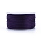 Polyester Braided Cords, for Jewelry Making Beading Crafting, Indigo, 2mm, about 21.87 yards(20m)/roll