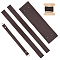 Leather Bag Bottom and Handles Kits, for Women Bags Handmade DIY Accessories, Coffee, 23x1.5x0.3cm