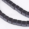 Non-Magnetic Synthetic Hematite Beads Strands G-Q527-4x4mm-1-3