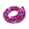 Natural Striped Agate/Banded Agate Beads Strands G-S259-04G-8mm-2