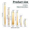 60Pcs 6 Styles Brass Pendants KK-FH0008-30-2