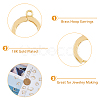 20Pcs Brass Hoop Earrings KK-DC0002-99-4