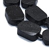 Natural Shungite Beads Strands G-K245-J22-01-3
