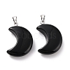 Natural Obsidian Pendants X-G-Z022-02L-2