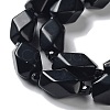 Natural Obsidian Beads Strands G-C182-24-01-4