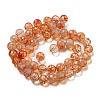 Baking Paint Glass Bead Strands GLAA-G116-02A-2