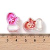 UV Plating Acrylic Beads X-OACR-Z021-02G-3